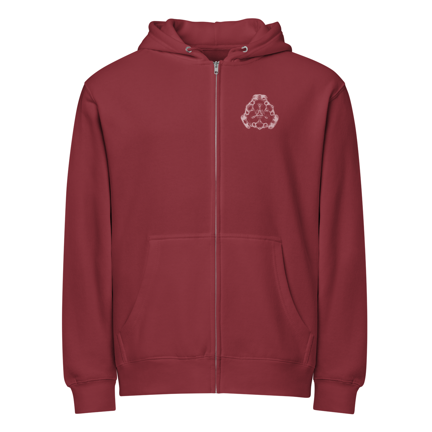 Cymatics Energy Frequency Vibration Fluid Zip Hoodie