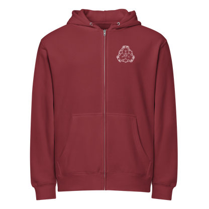 Cymatics Energy Frequency Vibration Fluid Zip Hoodie