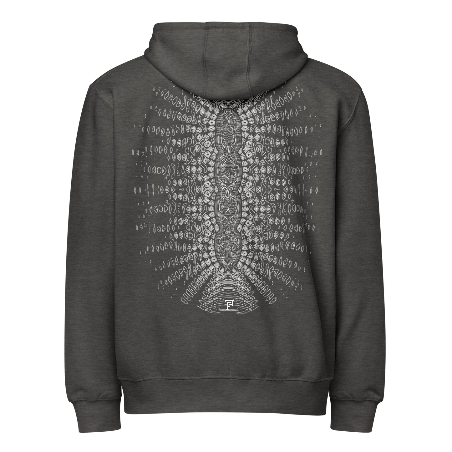 Psytrance Frequency Premium Full Zip Hoodie