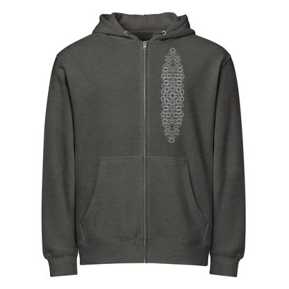 Psytrance Frequency Premium Full Zip Hoodie