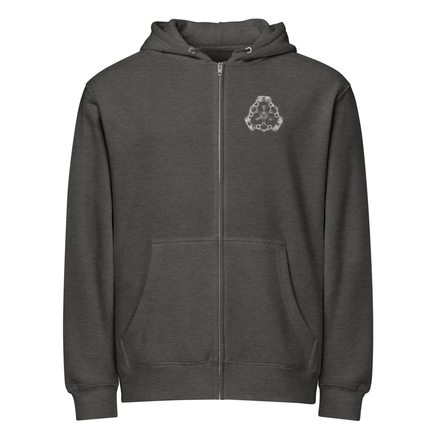 Cymatics Energy Frequency Vibration Fluid Zip Hoodie