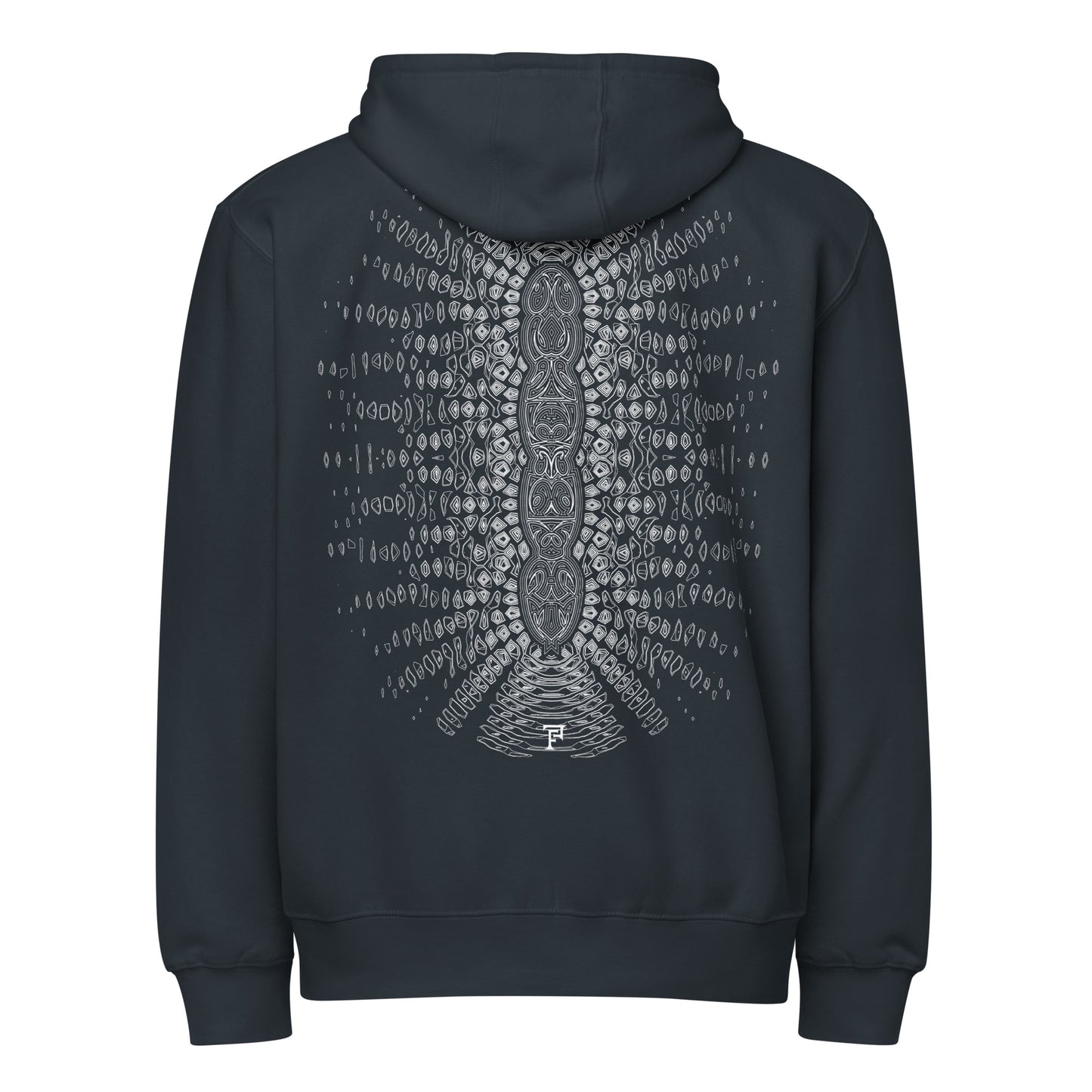 Psytrance Frequency Premium Full Zip Hoodie