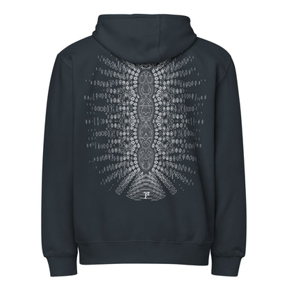Psytrance Frequency Premium Full Zip Hoodie