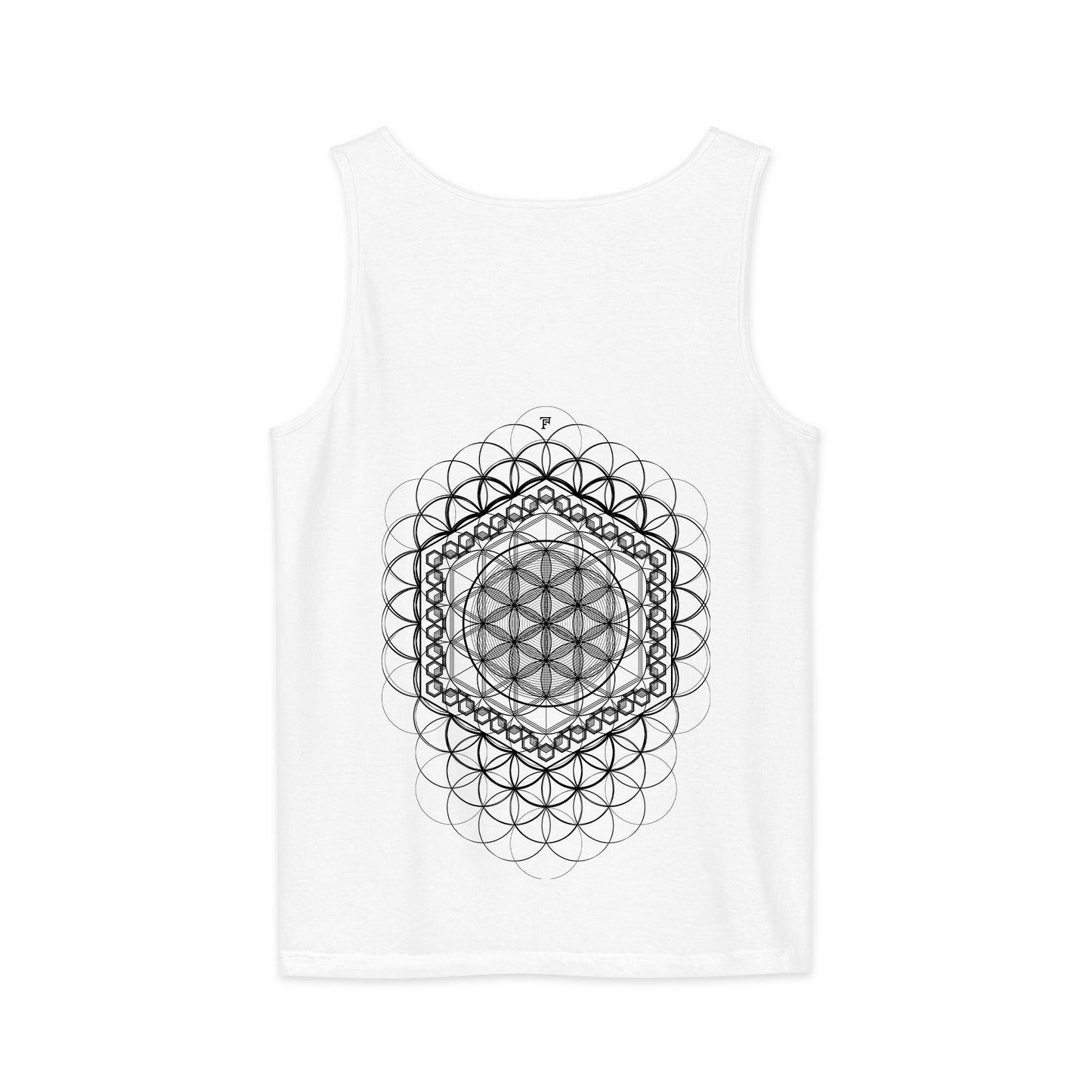 Harmony Flower Grid 2 Sided Comfort Tank Top