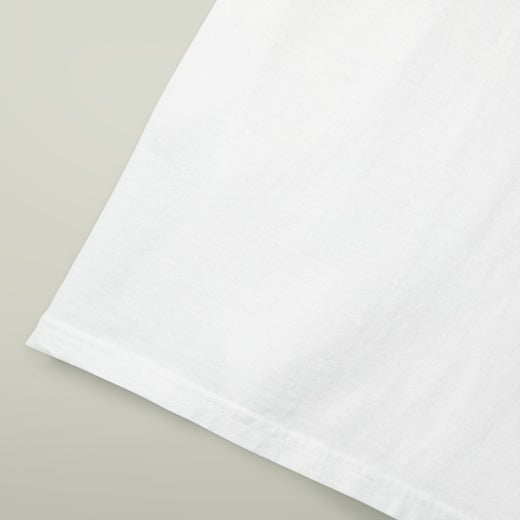 Comfort Colors 1717 fabric & hem on a white, unprinted garment