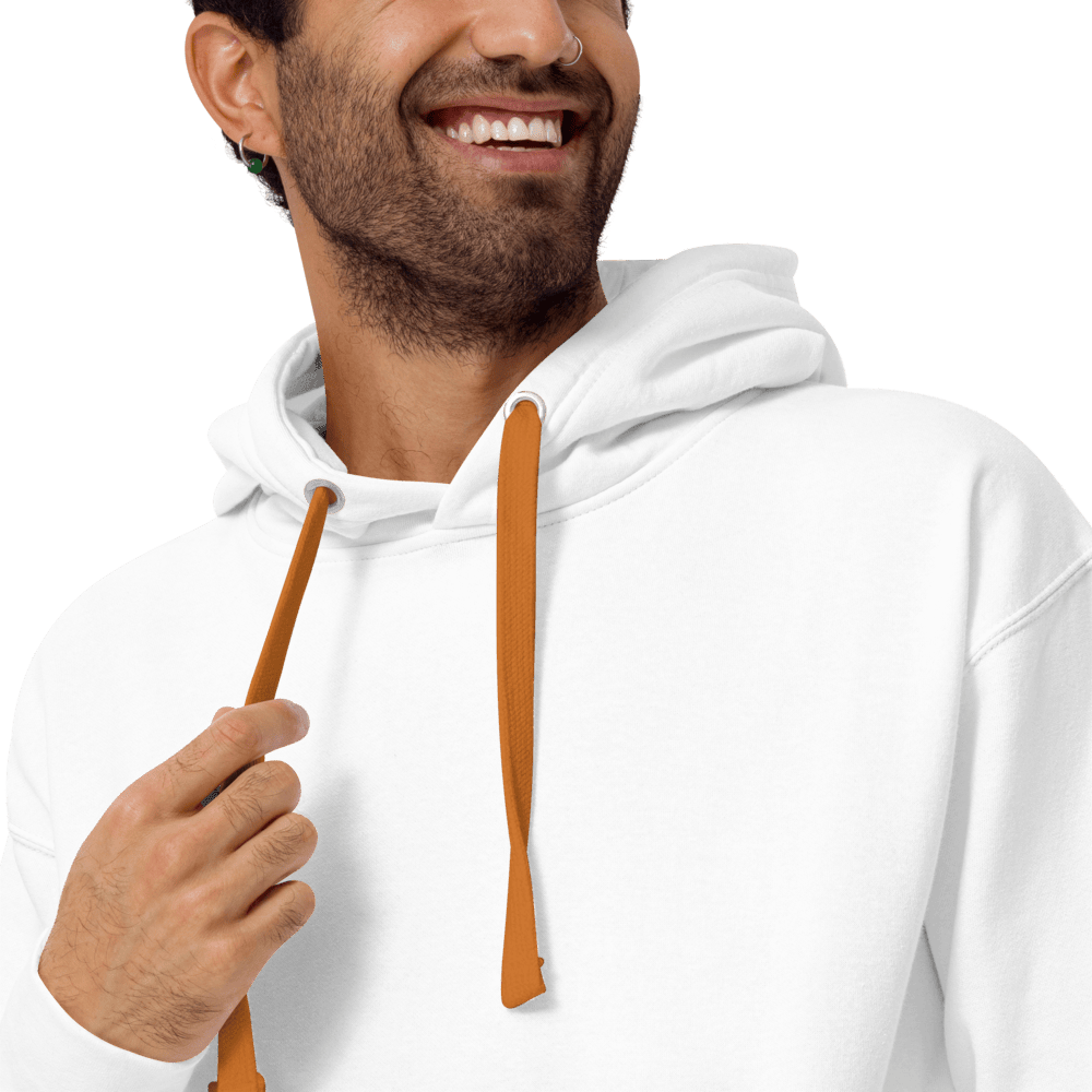 Cotton Heritage M2580: Hood & drawstring detail