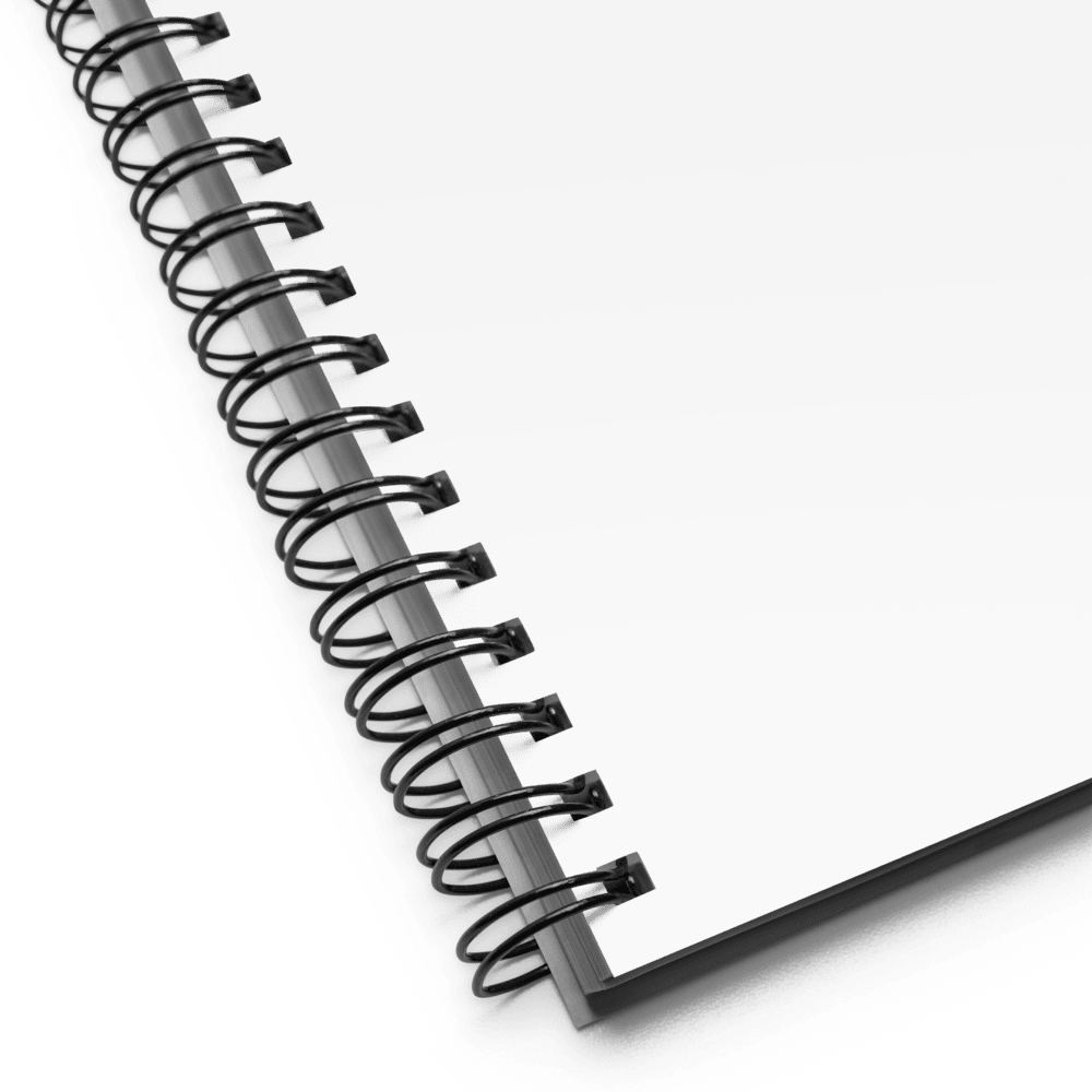 Wire-bound notebook: Wire binding & cover edge